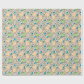 果実パターン ラッピングペーパー (フラット)