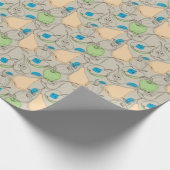 果実パターン ラッピングペーパー (角)