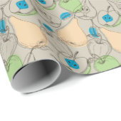 果実パターン ラッピングペーパー (ロールコーナー)