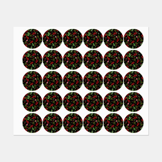 果実パターン ラベル (シート)