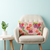 果実パターン ランバークッション (椅子)