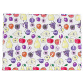 果実パターン ラージペーパーバッグ (裏面)