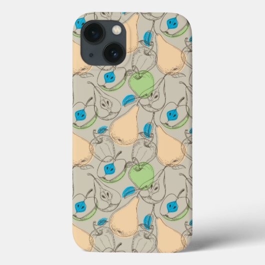 果実パターン Case-Mate iPhoneケース (裏面)