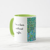 果実パッチのツキノワグマ マグカップ (正面左)