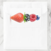 果実ピラミッド 長方形シール (バッグ)