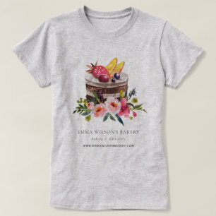 果実フローラケーキパティセリーカップケーキベーカリーシェフ Tシャツ