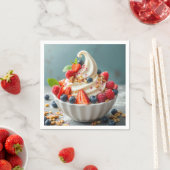 果実凍っていとグラノーラのヨーグルト スタンダードカクテルナプキン (インサイチュ)