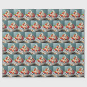 果実凍っていとグラノーラのヨーグルト ラッピングペーパー (フラット)