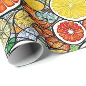 果実包み紙 ラッピングペーパー (ロールコーナー)