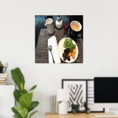 果実及びコーヒー ポスター (ホームオフィス)