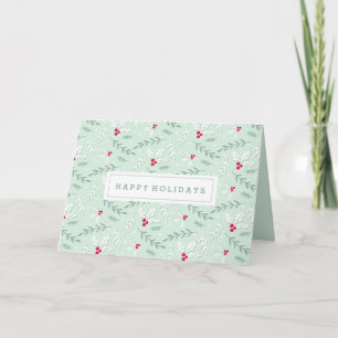 果実及び枝 休日の挨拶状 シーズンカード