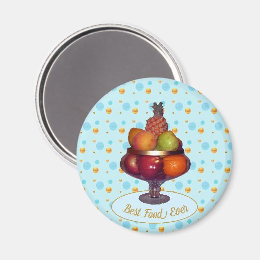 果実及び水玉模様 マグネット (正面/裏面)