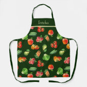 果実及び野菜パーソナライズされた エプロン (正面)