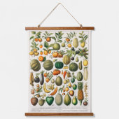 果実及び野菜 吊り下げ型タペストリー (正面)