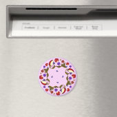 果実及葉び円磁石 マグネット (インサイチュ (食洗機))