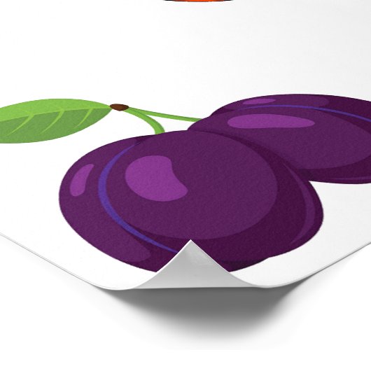 果実収集 ポスター (角)