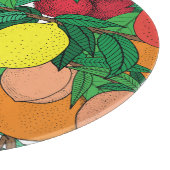 果実手描きスケッチパターン カッティングボード (角)