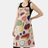 果実手描きヴィンテージイラストレーション。 エプロン (インサイチュ)
