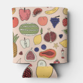 果実手描きヴィンテージイラストレーション。 缶クーラー (裏面)