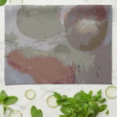 果実抽象芸術#5 キッチンタオル (折り畳み)