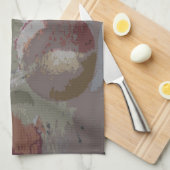 果実抽象芸術#5 キッチンタオル (四つ折り)