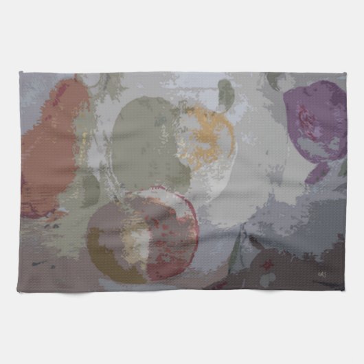 果実抽象芸術#5 キッチンタオル (横)