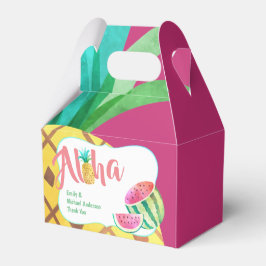 果実熱帯スイカのパイナップル切り妻の好意 フェイバーボックス