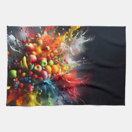 果実爆発 キッチンタオル