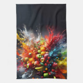 果実爆発 キッチンタオル (縦)