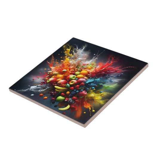 果実爆発 タイル (側面)