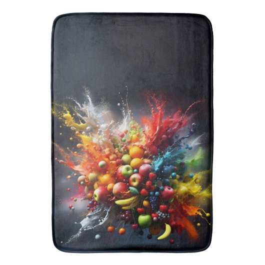 果実爆発 バスマット (正面縦)