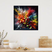 果実爆発 ポスター (キッチン)