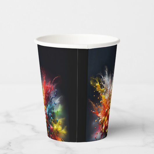 果実爆発 紙コップ (右)