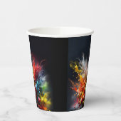 果実爆発 紙コップ (左)