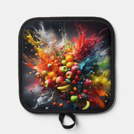 果実爆発 鍋敷き