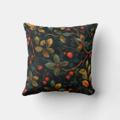 果実紅葉ニュートラルテクスチャ自然 クッション (裏面)