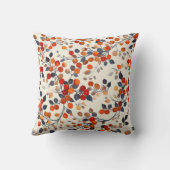 果実紅葉ニュートラルテクスチャ自然 クッション (裏面)