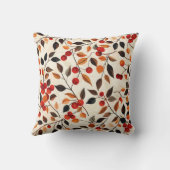 果実紅葉ニュートラルテクスチャ自然 クッション (裏面)