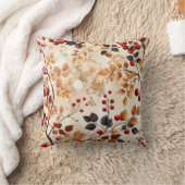 果実紅葉ニュートラルテクスチャ自然 クッション (ブランケット)