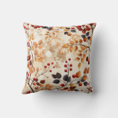 果実紅葉ニュートラルテクスチャ自然 クッション (裏面)