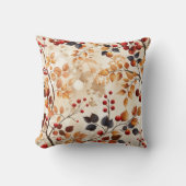 果実紅葉ニュートラルテクスチャ自然 クッション (正面)