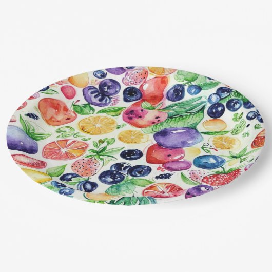 果実紙プレート ペーパープレート (アングル)