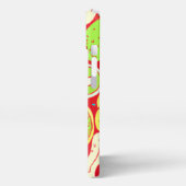 果実素晴らしの模様の混合物買今 iPhoneケース (左側面)