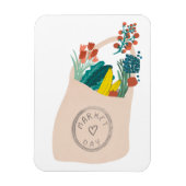 果実野菜が食料品を流出させた農家市場 マグネット (縦)