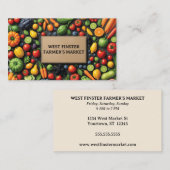 果実野菜ファーマーズマーケットCSA 名刺 (正面/裏面)