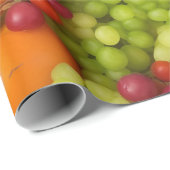 果実野菜繰り返しデザイン ラッピングペーパー (ロールコーナー)