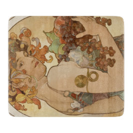 果実(アールヌーボー)(雌ポートレート)（果実） カッティングボード