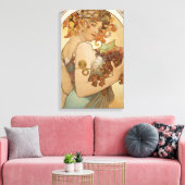 果実(アールヌーボー)(雌ポートレート)（果実） キャンバスプリント (インサイチュ (リビング))