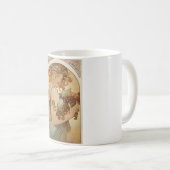 果実(アールヌーボー)(雌ポートレート)（果実） コーヒーマグカップ (正面右)