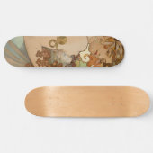果実(アールヌーボー)(雌ポートレート)（果実） スケートボード (横)
